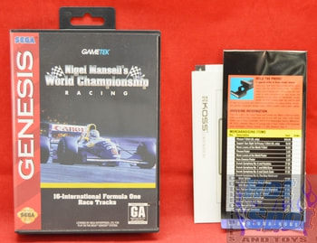 Nigel Mansell's World Championship Racing CASE ONLY