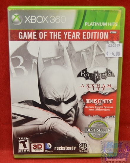 Xbox 360 Batman Arkham City Game