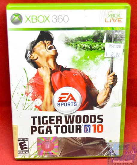 Tiger Woods PGA Tour 10 Game & Original Case