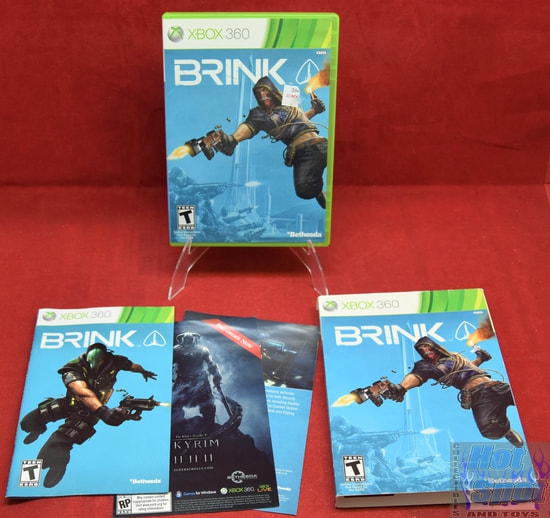 Brink Original Case, Booklet, & Inserts w Case Cover