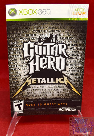 Guitar Hero Metallica Instruction Booklet