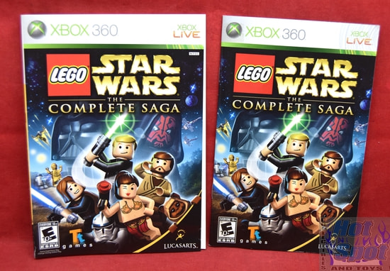 Lego Star Wars The Complete Saga Slipcover & Booklet