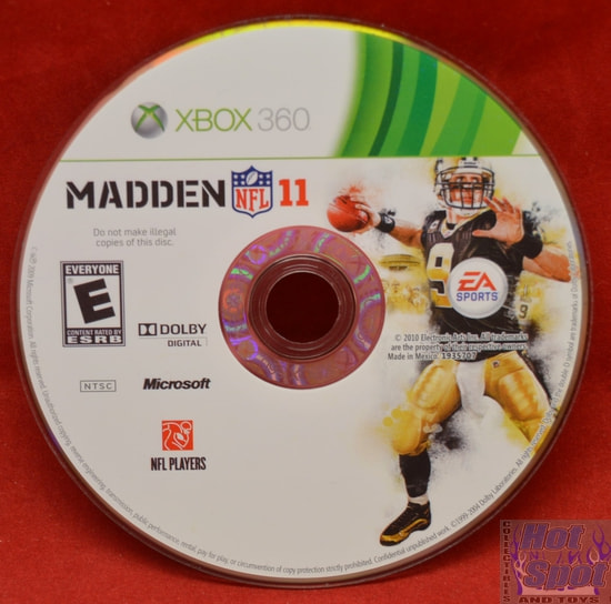 Hot Spot Collectibles and Toys Madden NFL 11 Game DISC ONLY Xbox 360