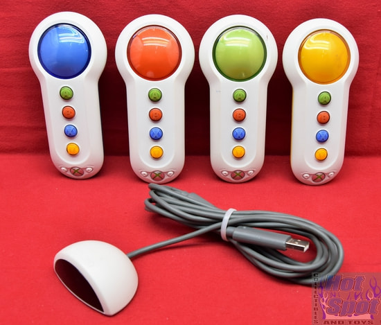 Scene It Wireless Big Button Buzzer Controllers w/ IR Receiver