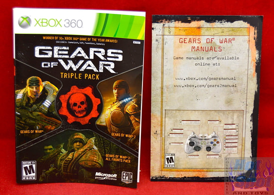 Gears of War Triple Pack Slip Cover & Insert