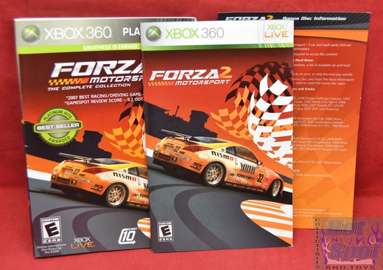 Forza Motorsport 2 Slip Cover & Manuals