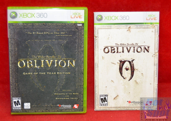 Oblivion The Elder Scrolls IV GOY Edition Case & Booklet