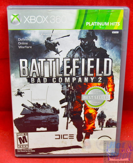 Battlefield Bad Company 2 Platinum Hits Edition Game & Original Case