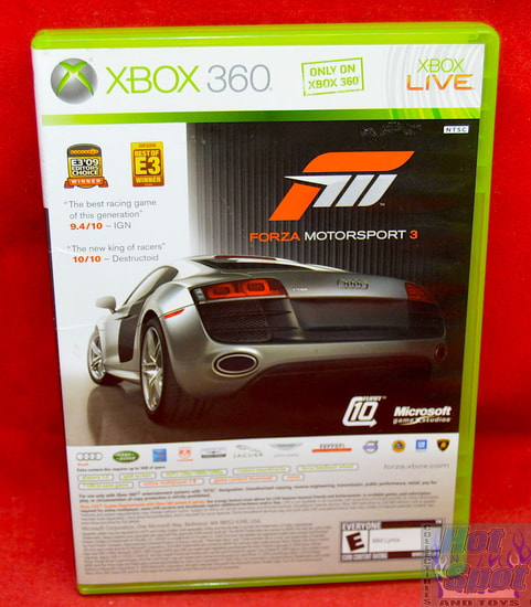 Forza Motorsport 3 & Halo 3 Odst Dual Pack Game & Original Case