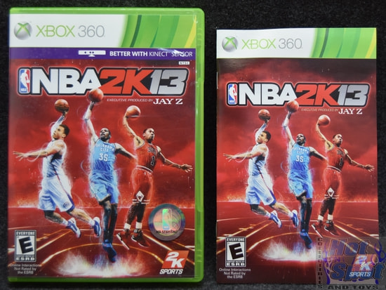 NBA 2K13 Case, Insert and Booklet