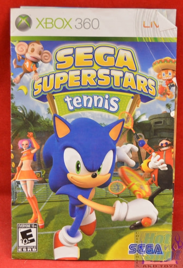 Sega Superstars Tennis Instruction Booklet