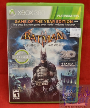 Batman Arkham Asylum Game