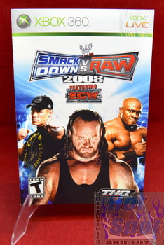 Smack Down vs. Raw 2008 Instruction Booklet