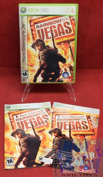 Tom Clancy's Rainbow Six Vegas Original Case, Booklet & Inserts