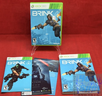 Brink Original Case, Booklet, & Inserts w Case Cover