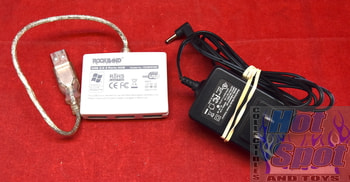 Rock Band USB 2.0 4 Port Hub & AC Adapter