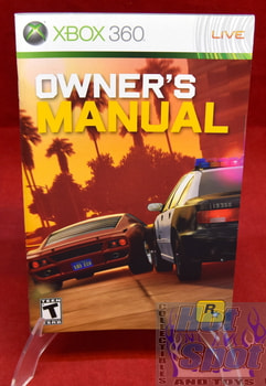 Midnight Club Los Angeles Instruction Booklet w/ Poster