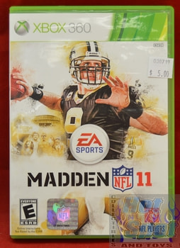 Madden NFL 11 Game Xbox 360