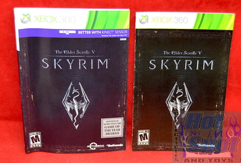 Skyrim The Elder Scrolls V Kinect Variant Slip Cover & Booklet