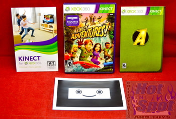 Kinect Adventures! Case, Booklet & Insert