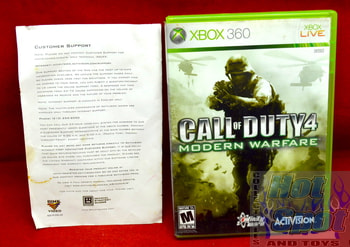 Call of Duty 4: Modern Warfare Game, Insert & Original Case