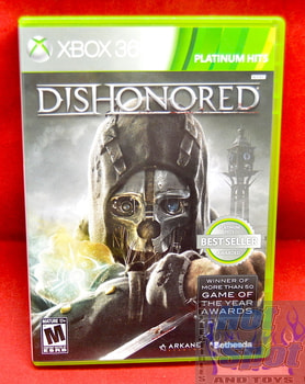 Dishonored Platinum Hits Game & Original Case