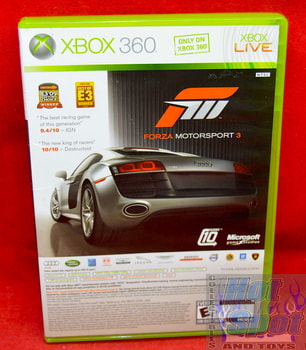 Forza Motorsport 3 & Halo 3 Odst Dual Pack Game & Original Case