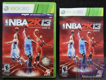 NBA 2K13 Case, Insert and Booklet