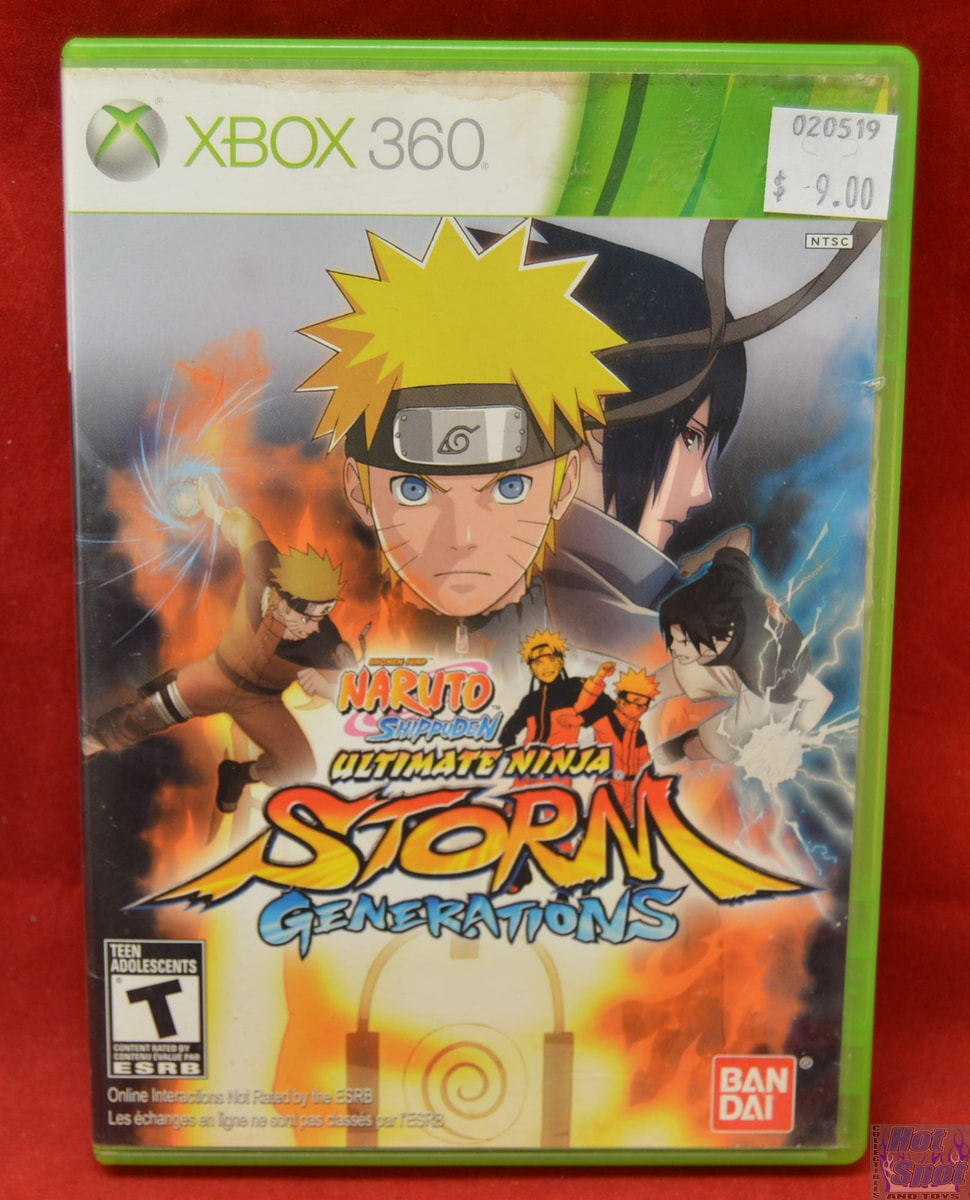 Naruto shippuden: video game ninja storm gerações (ps3), usado b/y