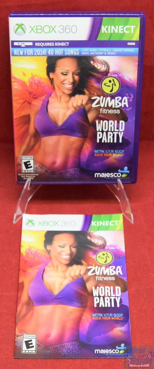 koppel pakket teksten Hot Spot Collectibles and Toys - Zumba Fitness World Party Kinect Original  Case & Booklet