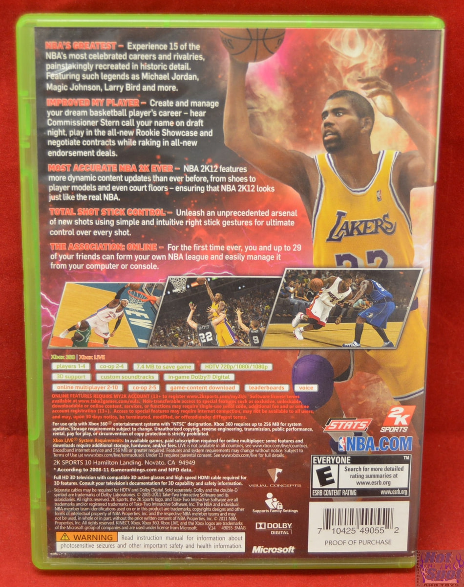 NBA 2K12 - Xbox 360 Video Game 