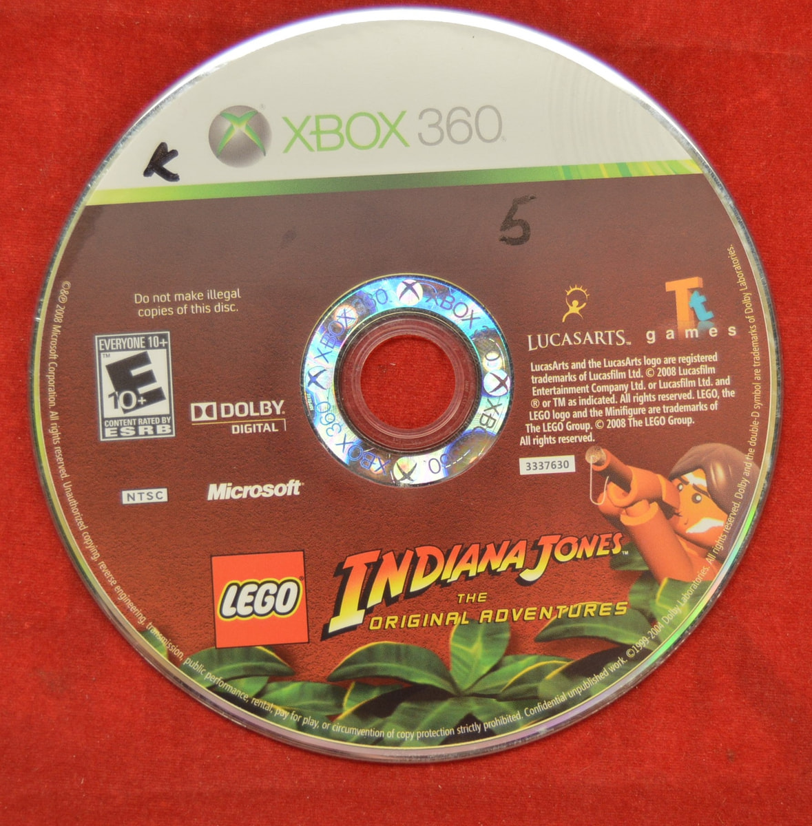 Mos thema Wetenschap Hot Spot Collectibles and Toys - Lego Indiana Jone The original Adventures  Game Disc Only