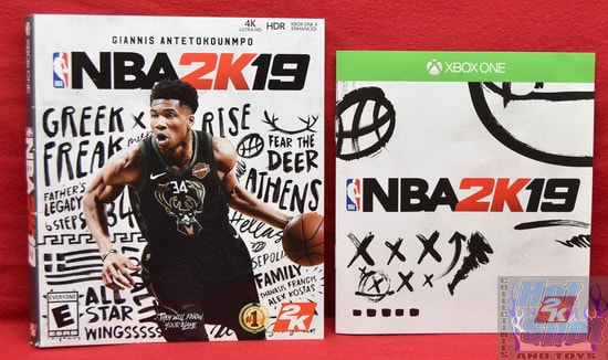 NBA 2K19 Slipcover & Booklet