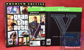 Grand Theft Auto V Five Slip Cover, Booklets & Inserts