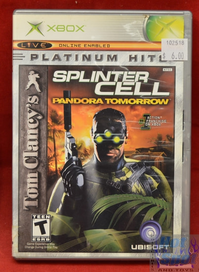 Tom Clancy's Splinter Cell Pandora Tomorrow Platinum Hits Game