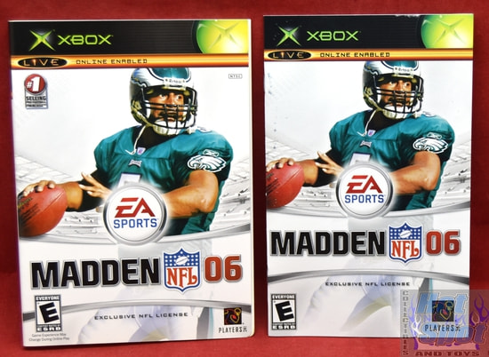 Madden NFL 06 Slip Cover & Instruction Booklet