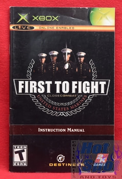 Close Combat First to Fight Instruction Manual Only