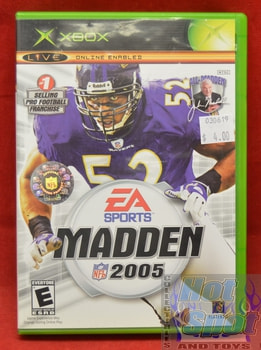 Madden NFL 2005 XBOX Game