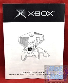 Original Microsoft XBOX Console Instruction Manual Booklet