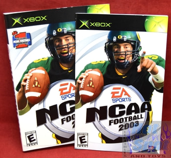 NCAA Football 2003 Slipcover & Booklet