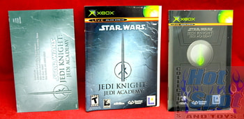 Star Wars Jedi Knight Jedi Academy Slip Cover, Booklet, & Insert